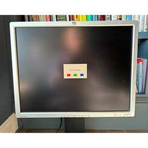 HP LP2065 201" LCD Monitor w/ Adjustable Stand DVI VGA Tested & Works